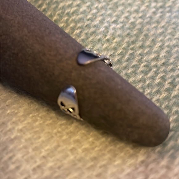 Lattice NWOT Silver Tone Toe Ring - Picture 2 of 2